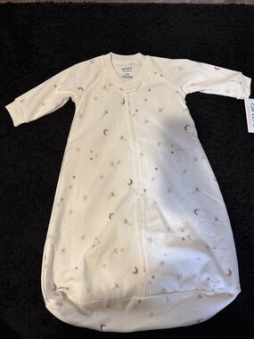 Carter's Cream Star & Moon Sleep Bag - Soft Baby Pajama Sack